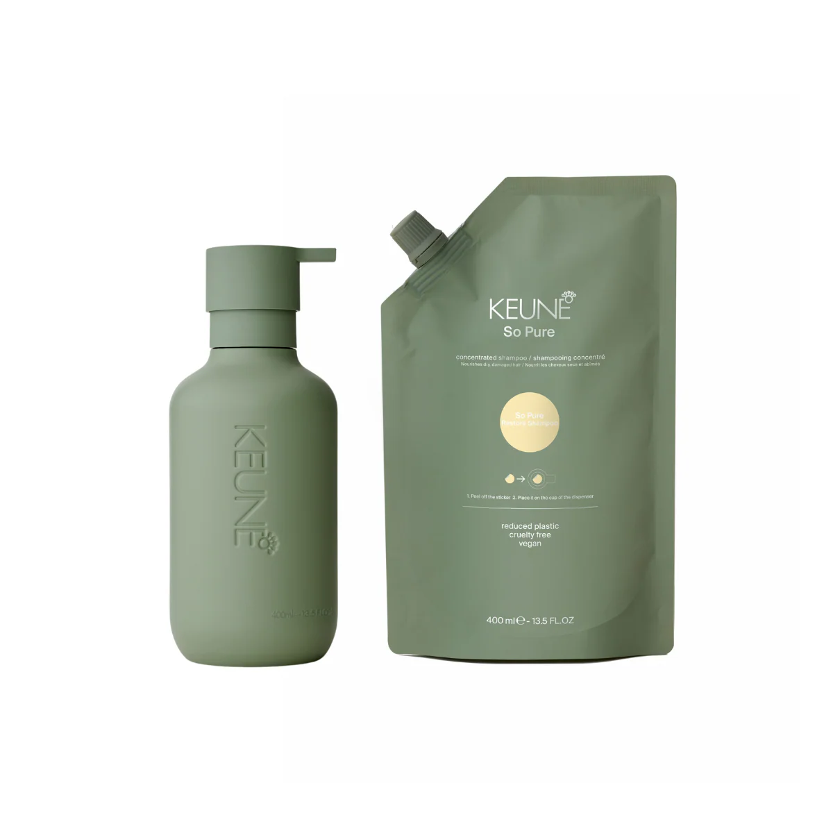 SO PURE RESTORE SHAMPOO REFILL 400ml - Image 4