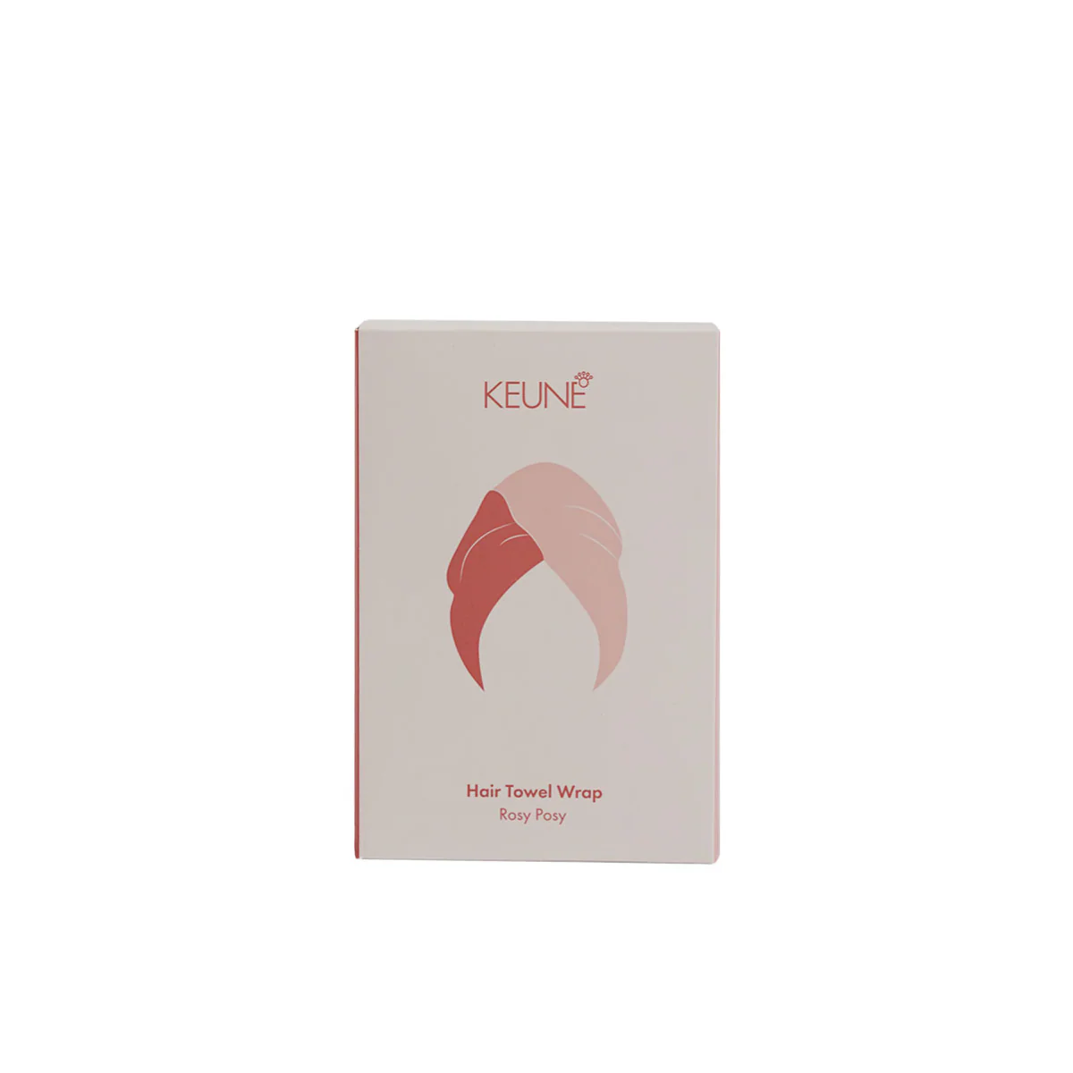 HAIR TOWEL WRAP - TWO-TONE ROSY POSY - Image 4